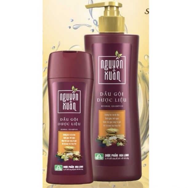 Dầu Gội Dược Liệu Nguyên Xuân Xanh Dưỡng Tóc 350ml