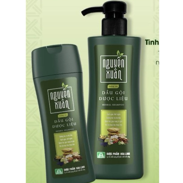 Dầu Gội Dược Liệu Nguyên Xuân Xanh Dưỡng Tóc 350ml