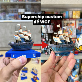 Mô hình tàu Supership custom đế WCF onepiece chính hãng