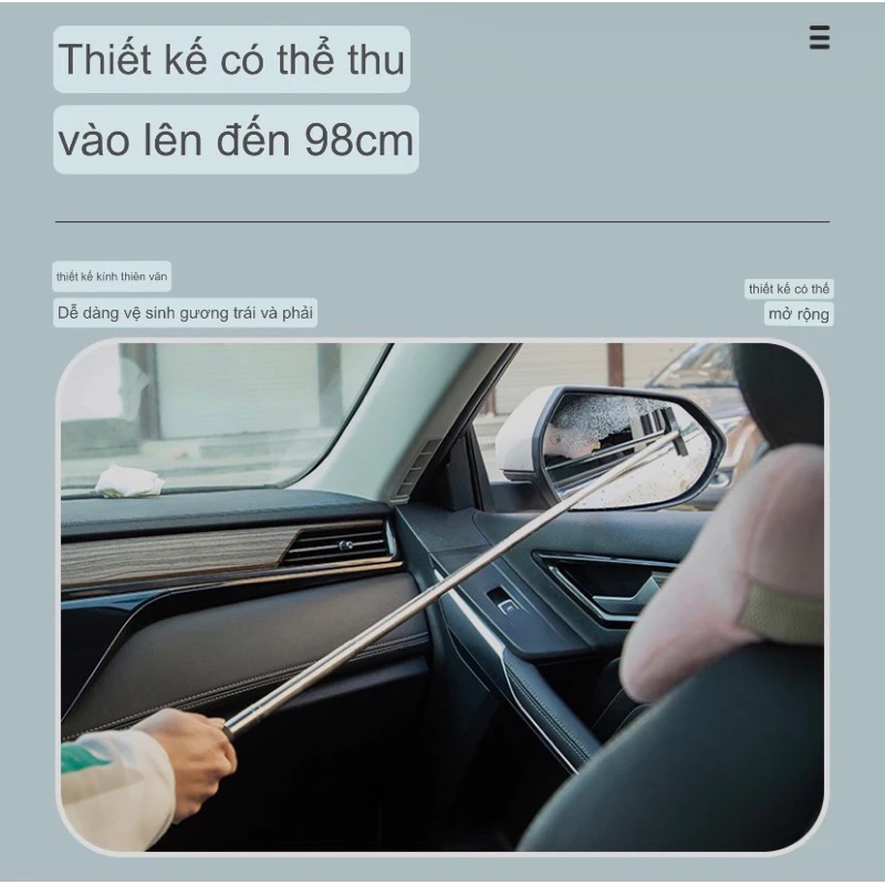 Dụng Cụ Gạt Nước Mưa Ô Tô Cho Gương Chiếu Hậu 2 Bên Xe Hơi