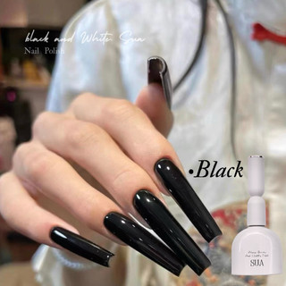 Sơn gel trắng đen cao cấp SUA 15ml chính hãng - chất sơn đặc mướt lên màu chuẩn đẹp