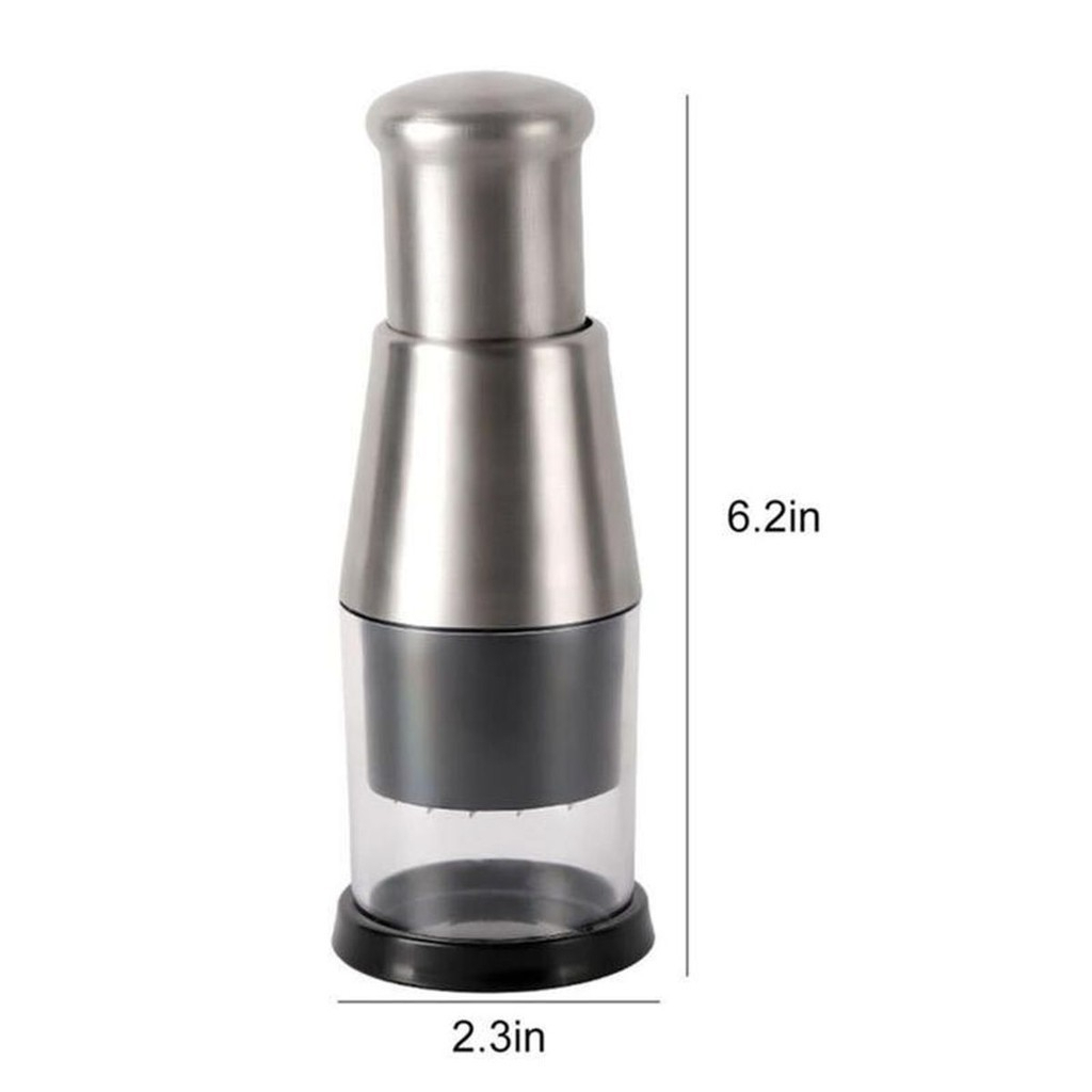 Dụng cụ nghiền tỏi băm tỏi CHOPPER VTB Shop Dụng cụ nghiền tỏi,nghiền ớt bằng tay bằng Thép Không Gỉ