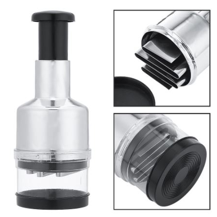 Dụng cụ nghiền tỏi băm tỏi CHOPPER VTB Shop Dụng cụ nghiền tỏi,nghiền ớt bằng tay bằng Thép Không Gỉ