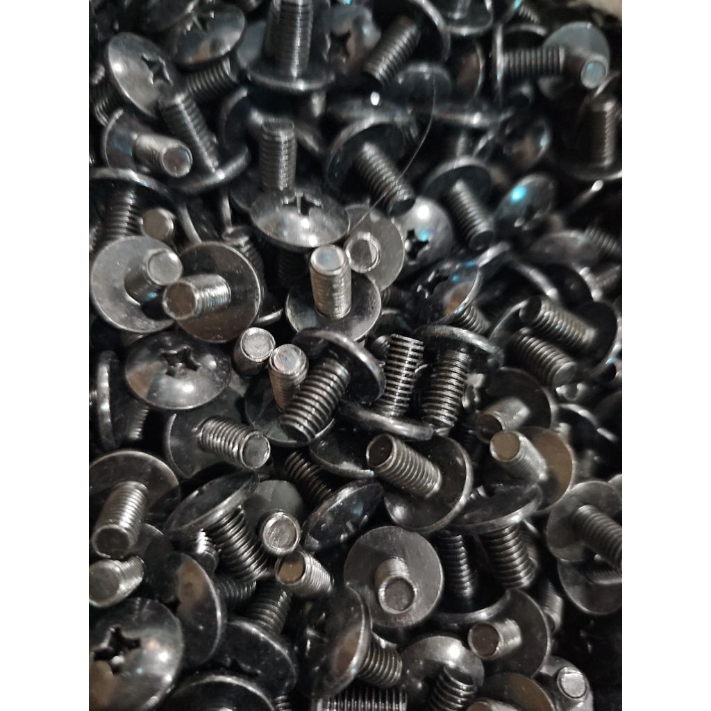 ốc dù bu lông m6×12 đen ren 1.25 ốc bất dàn áo wave 100 wave rsx wave s110 dream bắt các dòng xe hon đa