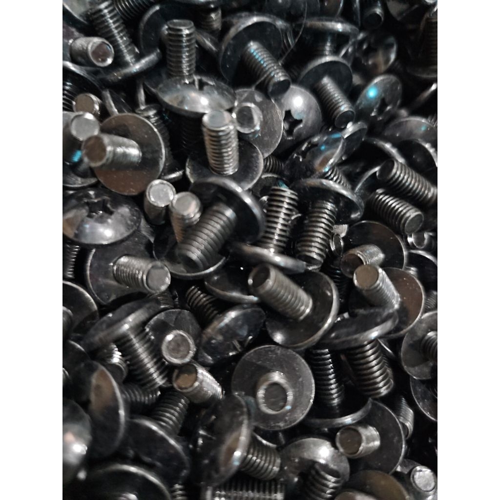 ốc dù bu lông m6×12 đen ren 1.25 ốc bất dàn áo wave 100 wave rsx wave s110 dream bắt các dòng xe hon đa