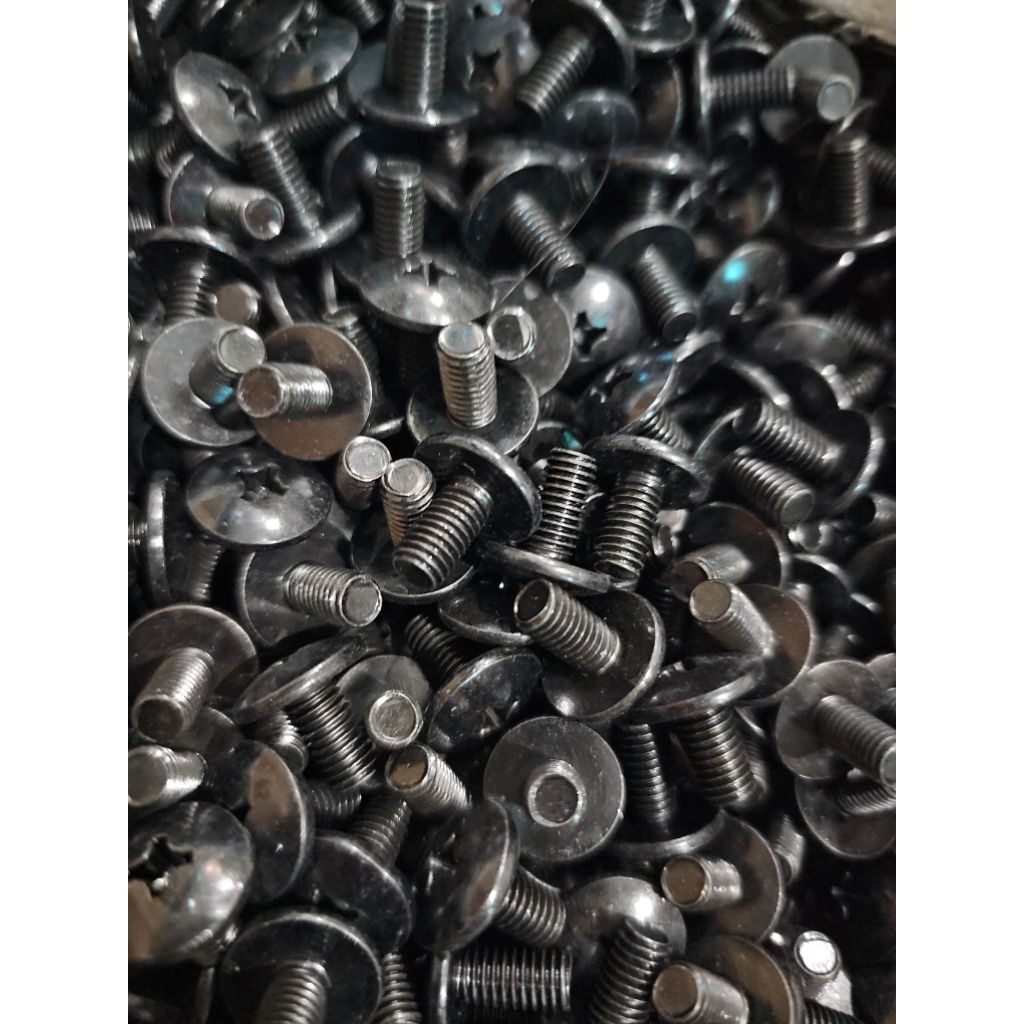 ốc dù bu lông m6×12 đen ren 1.25 ốc bất dàn áo wave 100 wave rsx wave s110 dream bắt các dòng xe hon đa