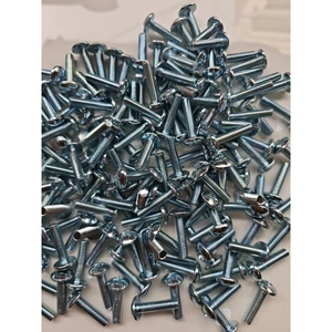 ốc dù bu lông m6×25 trắng ren 1.25 ốc bất dàn áo wave 100 wave rsx wave s110 dream bắt các dòng xe hon đa