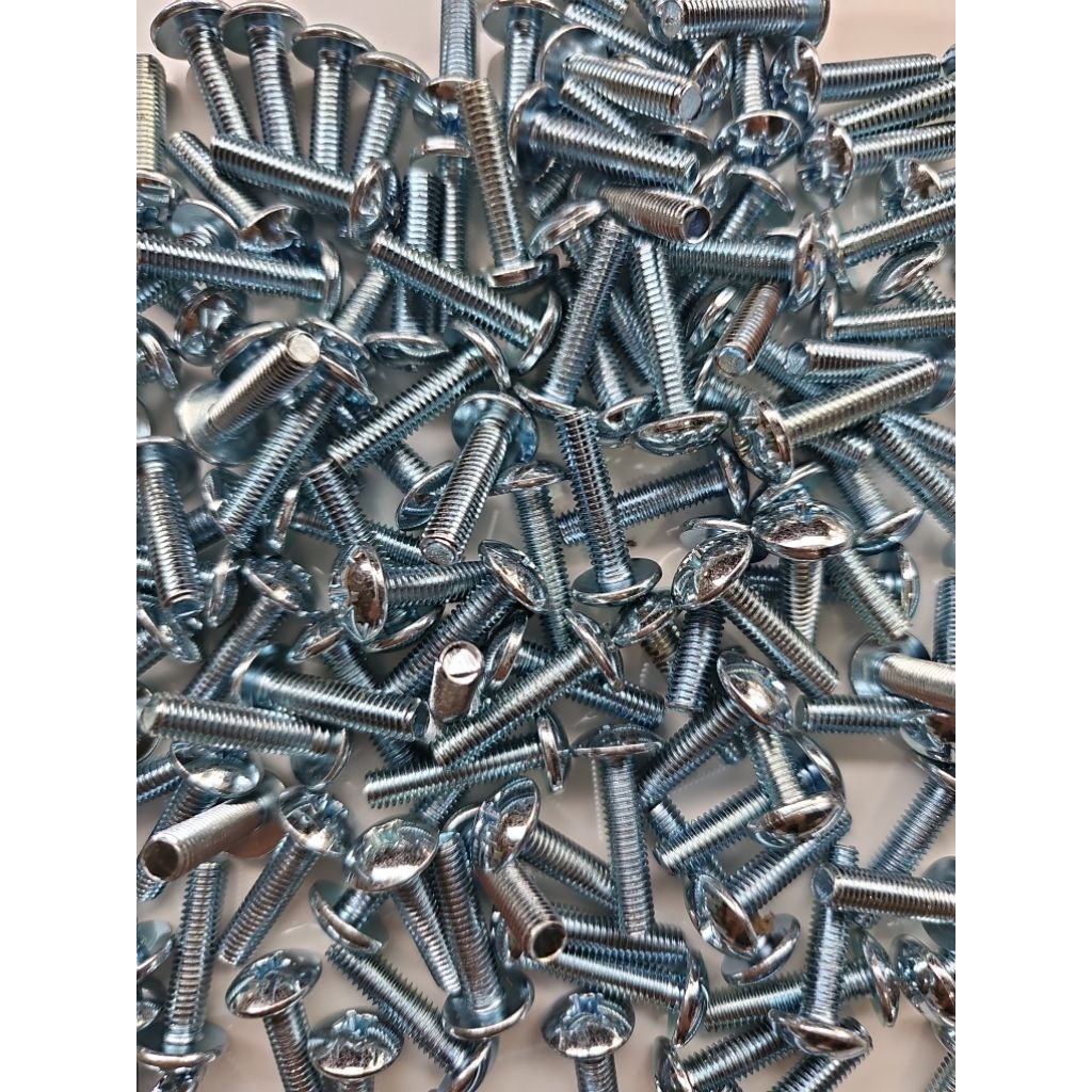 ốc dù bu lông m6×25 trắng ren 1.25 ốc bất dàn áo wave 100 wave rsx wave s110 dream bắt các dòng xe hon đa