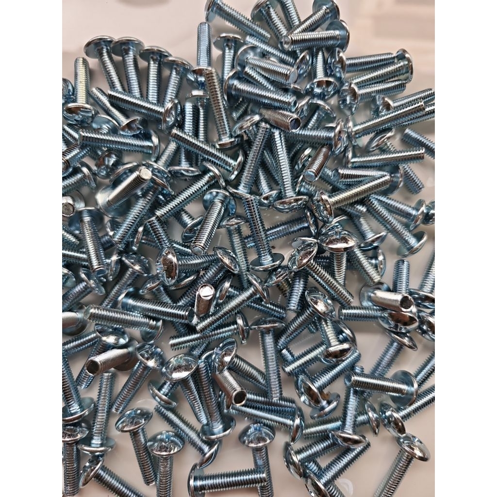 ốc dù bu lông m6×25 trắng ren 1.25 ốc bất dàn áo wave 100 wave rsx wave s110 dream bắt các dòng xe hon đa