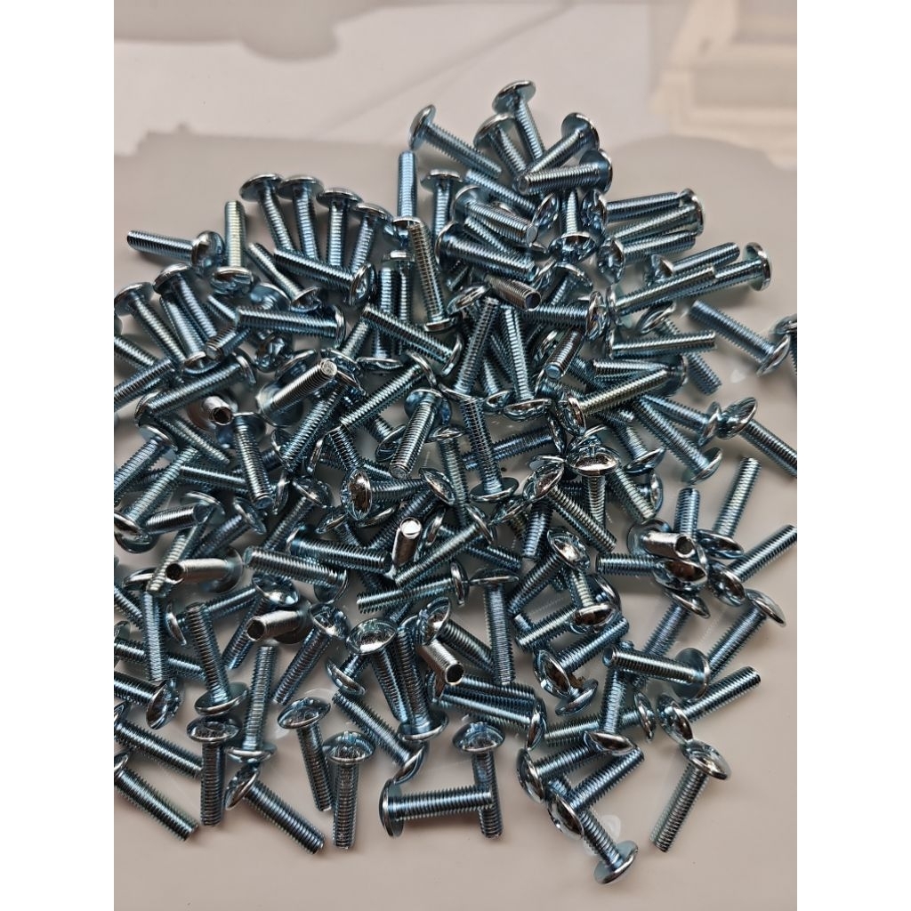 ốc dù bu lông m6×25 trắng ren 1.25 ốc bất dàn áo wave 100 wave rsx wave s110 dream bắt các dòng xe hon đa