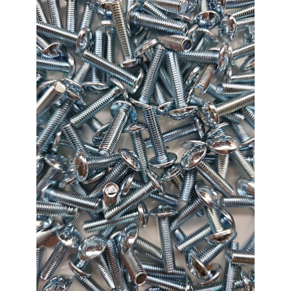 ốc dù bu lông m6×25 trắng ren 1.25 ốc bất dàn áo wave 100 wave rsx wave s110 dream bắt các dòng xe hon đa