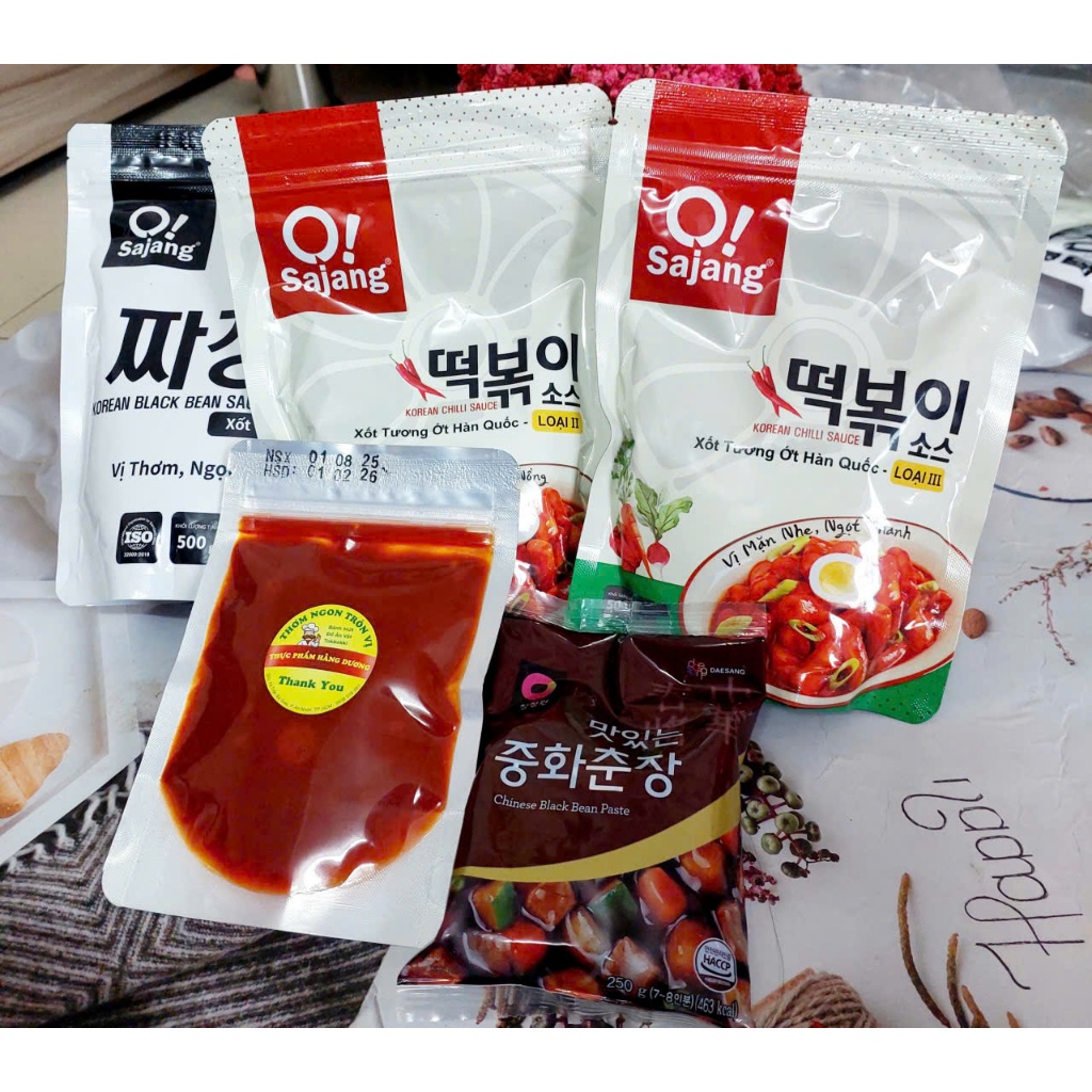 1Kg Xốt Tương Hàn Quốc S2_ Vị chua ngọt Cay Nồng