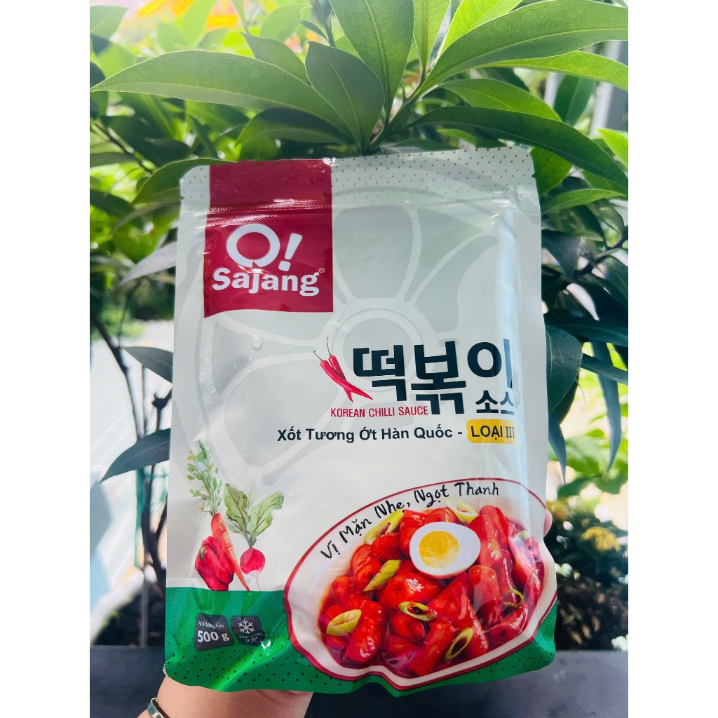 500g Sốt Tương ớt hàn quốc nêm sẵn, Vị Mặn nhẹ ngọt thanh_S3