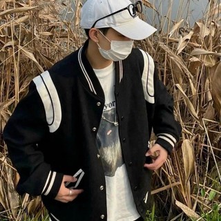 Áo Bomber Nam Nữ Form Rộng Chất Vải Nỉ Dày Dặn 2 Màu Đen Xám Phong Cách Unisex DTB k1