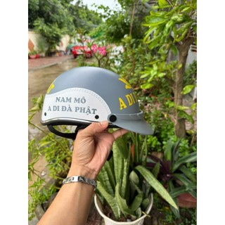 Nón Bảo hiểm không kính danh hiệu A DI ĐÀ PHẬT