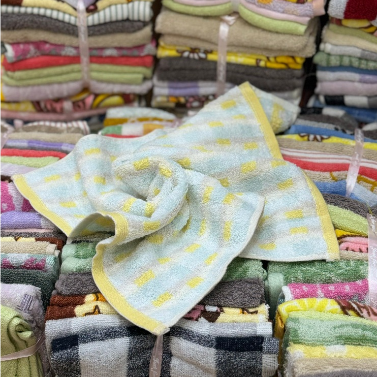 Set 10 Khăn Vuông Cotton Mềm Thấm Hút Cực Tốt Khăn Vuông Đa Năng