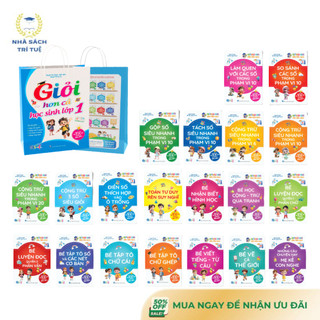 Sách - Combo 20 Quyển Trọn Bộ Giỏi Hơn Cả Học Sinh Lớp 1 (20 Cuốn) Tặng Bảng Công Thức- Dành cho học sinh từ 4-6 tuổi