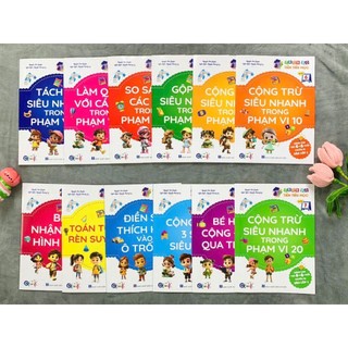 Sách - Combo 20 Quyển Trọn Bộ Giỏi Hơn Cả Học Sinh Lớp 1 (20 Cuốn) Tặng Bảng Công Thức- Dành cho học sinh từ 4-6 tuổi