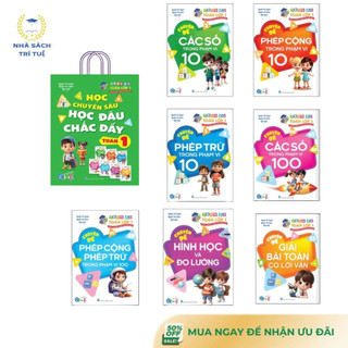 Sách - Bộ Túi Học Chuyên Sâu môn TOÁN - Học Đâu Chắc Đấy Lớp 1: Dành cho học sinh lớp 1 (Túi 7 cuốn)