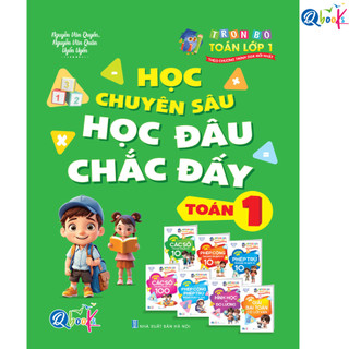 Sách - Bộ Túi Học Chuyên Sâu môn TOÁN - Học Đâu Chắc Đấy Lớp 1: Dành cho học sinh lớp 1 (Túi 7 cuốn)