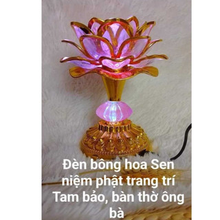 Đèn bông sen niệm phật, âm điệu niệm phật Thầy Nhuận Đức
