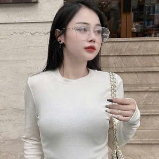 Áo Thun Dài Tay Nữ Form baby Ôm Basic