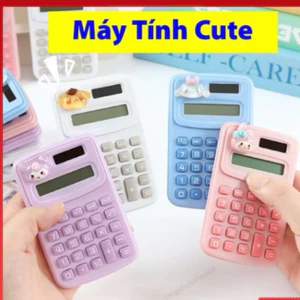 Máy tính cầm tay bỏ túi nhiều hình rât cute xinh xắn họa tiết hoạt hình đáng yêu màn hình