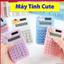 Máy tính cầm tay bỏ túi nhiều hình rât cute xinh xắn họa tiết hoạt hình đáng yêu màn hình