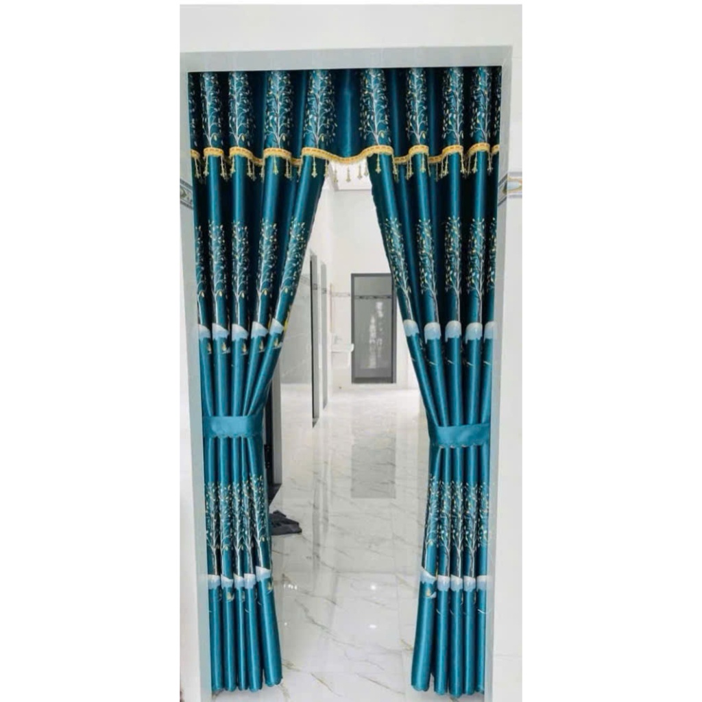 Trọn bộ cửa buồng rèm 3D ( Có thanh treo ) RÈM CỬA VIỆT HÀN