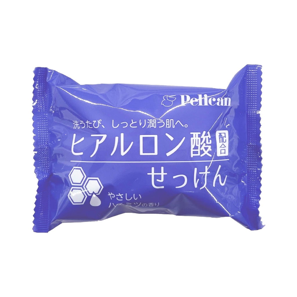 Xà Phòng Tắm Cấp Ẩm Sâu Ngăn Ngừa Khô Da Pelican Hyaluronic Acid Soap 75G