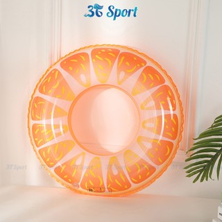 Phao bơi họa tiết trái cây mùa hè PVC dày  phao tròn an toàn cho bé và người lớn PTR-1L