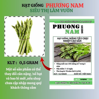 0.5 Gram - Hạt Giống Măng Tây Chịu Nhiệt Năng Suất Khủng Phương Nam