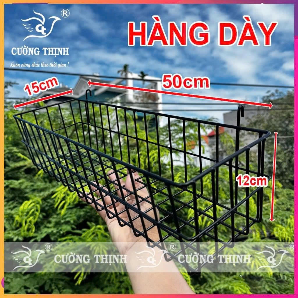Rổ Cài Tấm Lưới Sắt Sơn Tĩnh Điện Rổ Treo Khung Lưới Để Đồ Chậu Cây Đa ...