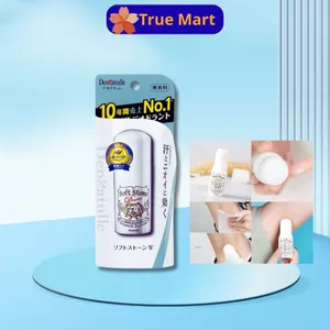 Lăn nách đá khoáng Nhật Bản Soft Stone Khô thoáng, khử mùi không gây ố vàng áo 20g