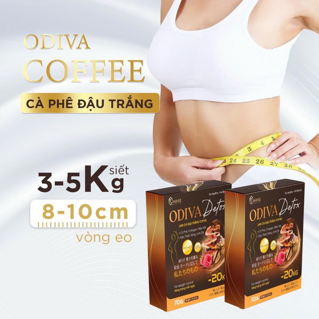 Cà phê Odiva Coffee nhanh cấp tốc an toàn hiệu quả tại nhà Hộp 15 Gói