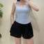 Quần Short Nỉ Mềm Cho Nữ Dày Dặn Cạp Chun Co Giãn, Quần Sooc Đùi Ống Rộng Cạp Cao Thu Đông-QSN001