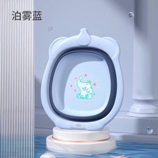 Thau nhựa gấp gọn hình con voi với thiết kế dễ thương cho bé siêu tiện lợi