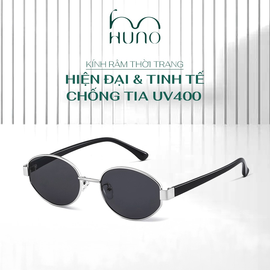 Kính râm HUNO, Kính mắt thời trang Nữ Sang trọng, cá tính, khung kim ...