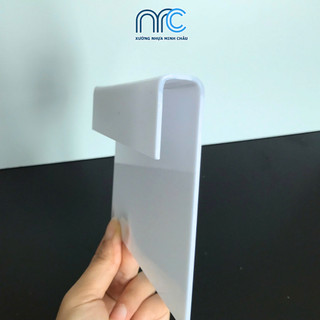 Bảng mica ghi giá sản phẩm, Bảng mica viết bút lông, Bảng mica chữ J trắng ghi xoá nhiều lần
