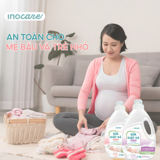 Nước Giặt Xả Sinh Học Inocare Dịu Nhẹ Cho Da Nhạy Cảm Hương Thơm Lâu Dung Tích 3000ml