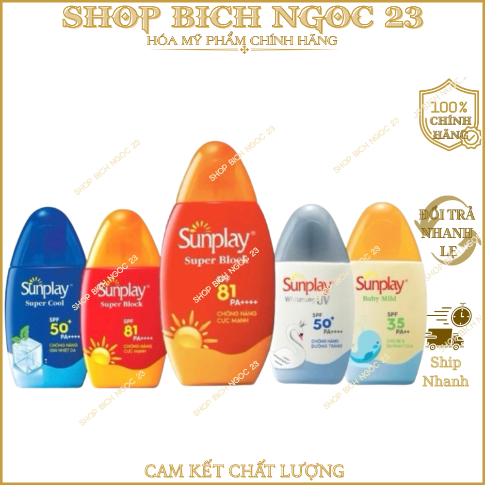 Kem Chống Nắng Sunplay Đỏ,Dưỡng Ẩm Trắng Da Sunplay Kem Chống Nắng Cho Bé Dưỡng Da Mặt & Body Japari