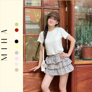 Áo thun babytee cổ bèo sóng Miha Studio
