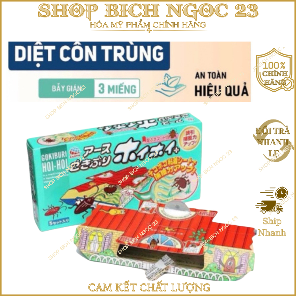 Bẫy Gián Gokiburi HOI-HOI hộp 3 miếng