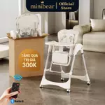 Mini Bear Facial Tissue Ghế Ăn Dặm Xích Đu Điện MiniBear AUTO B4 cho bé, Gấp gọn, Tự Động Đu Đưa — ảnh 1