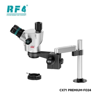 Kính hiển vi 3 mắt RF4 RF-CX71 Premium 6.5-65X kèm trục xoay F024 Thiết kế góc nghiêng 30°