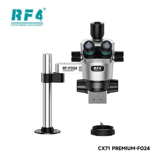 Kính hiển vi 3 mắt RF4 RF-CX71 Premium 6.5-65X kèm trục xoay F024 Thiết kế góc nghiêng 30°