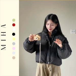 Áo Khoác Phao Croptop, Áo Phao Béo Hàn Quốc Chần Bông, Áo Dáng Ngắn Dày Dặn Siêu Ấm Mùa Đông Miha Studio