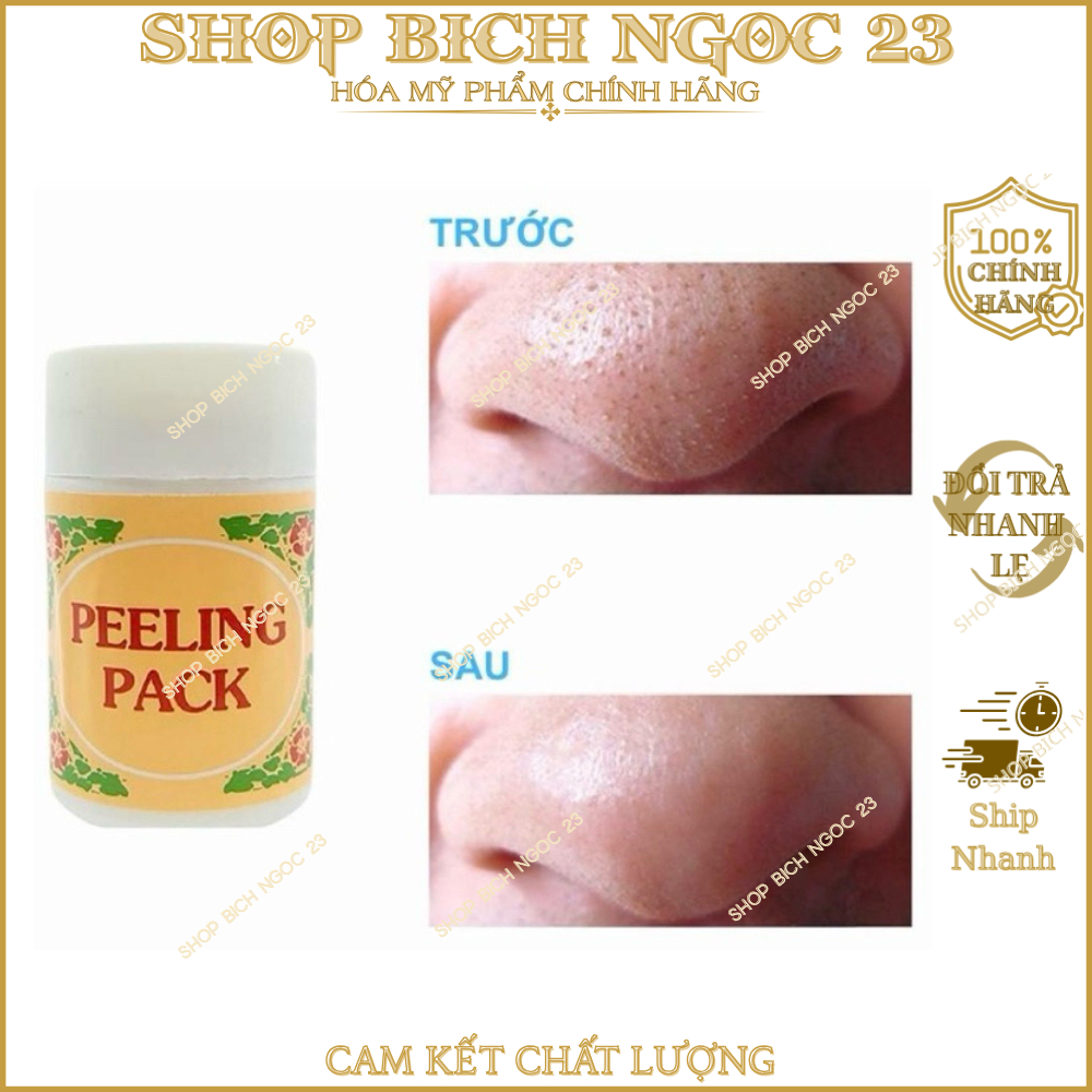 Kem Lột Mụn Peeling Pack 25G, 60G Lột Mụn Đầu Đen, Mụn Cám.