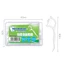Hộp 50 Tăm Xỉa Răng Chỉ Nha Khoa Sinwuas - Hộp Xanh Lá - Xanh Dương