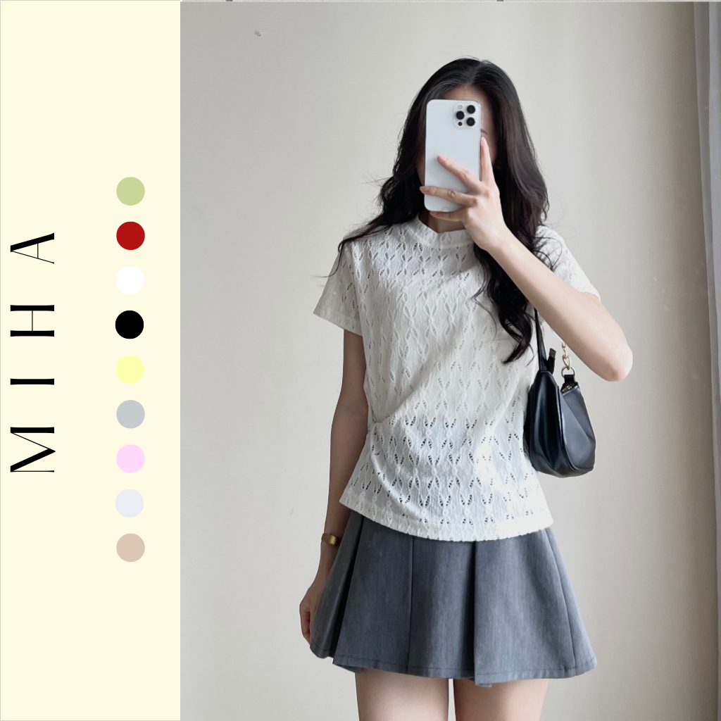Áo Thun Babytee Ren, Áo Babe Tee Cổ Tròn Cộc Tay Form Dáng Vừa Miha Studio